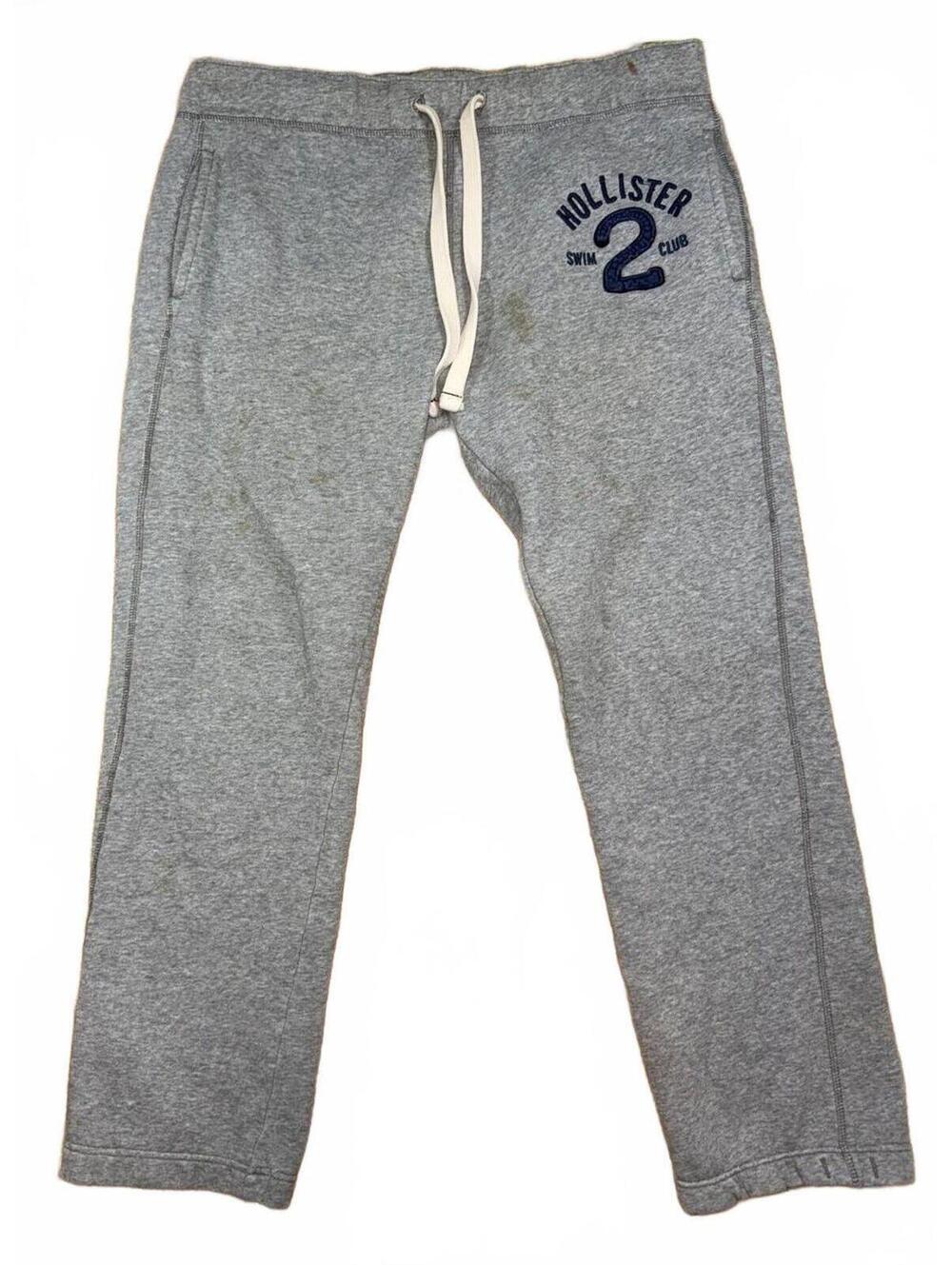 Vintage Hollister Gray Sweatpants with Drawstring L